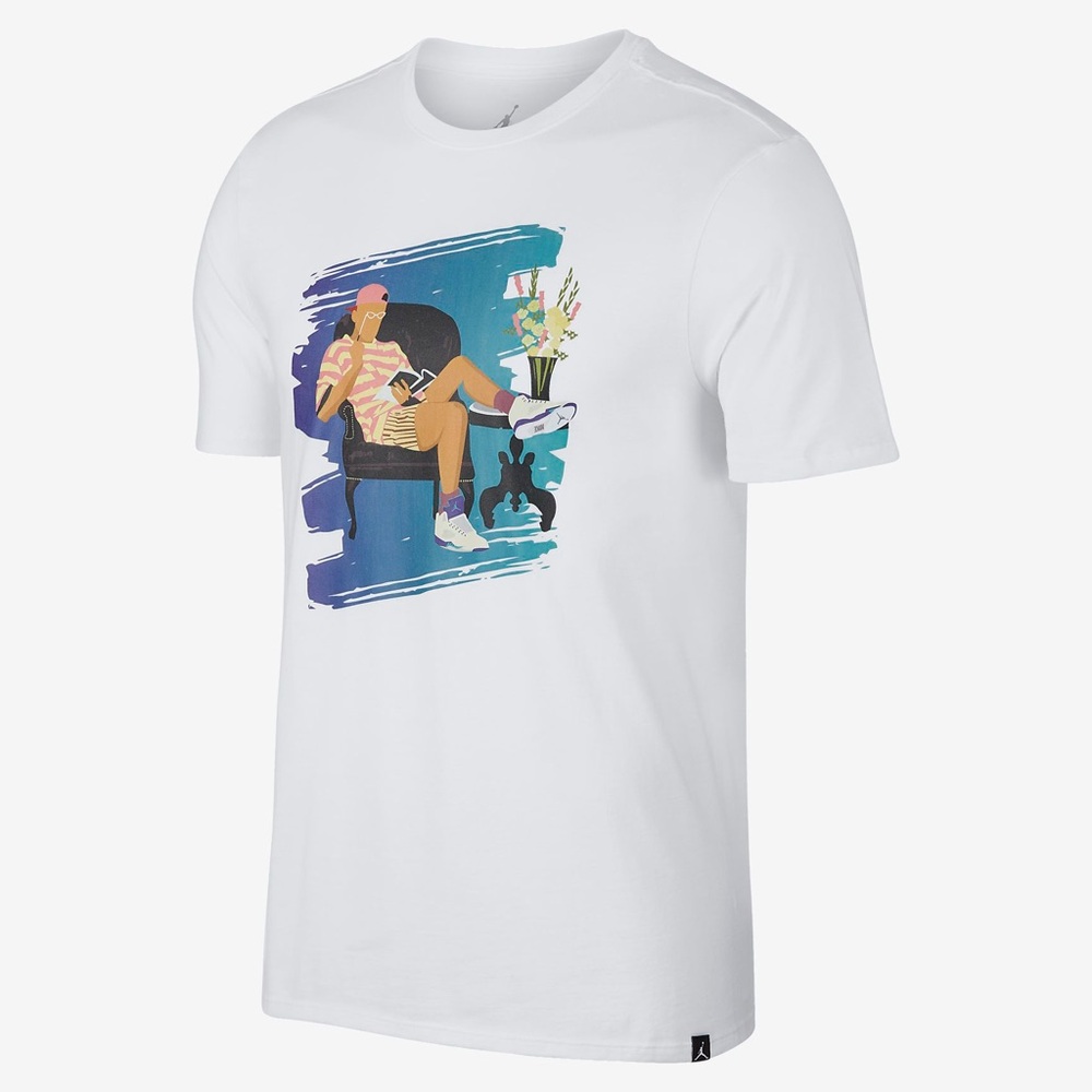New Nike Air Jordan 5 “Fresh Prince” T-Shirt Size Small